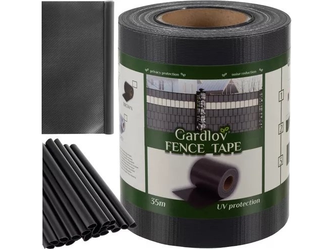 Gardlov stängselband 19cmx35m 450g/m2 antracit 23696 | Grill, Bål & Terrasse - Terrass - Staket & Avskärmning | GameStuff