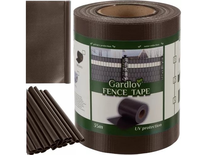 Gardlov hegnsbånd 19 cm x 35 m, 450 g/m², brun 23702
