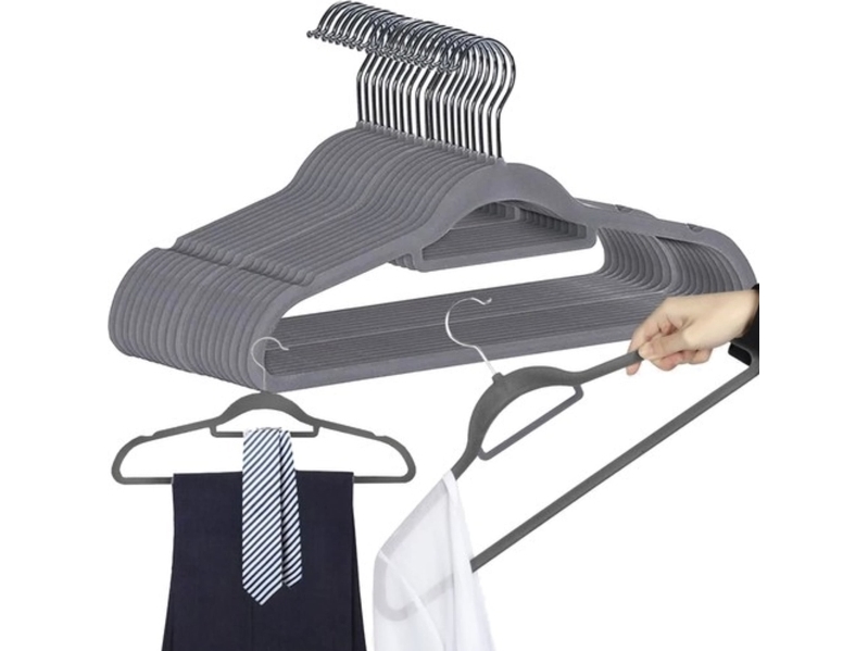 Ruhhy tøjbøjle 20 stk - grå Ruhhy 22535