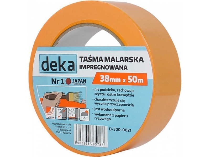 Deka Malerband Imprägniert 38 Mm X 50 M