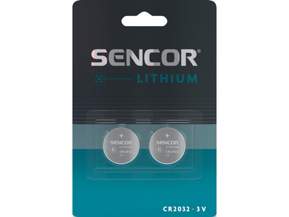 Sencor Lithium-Batterie, Cr2032, Cr2032, 3V, Sencor, Blister, 2Er-Pack