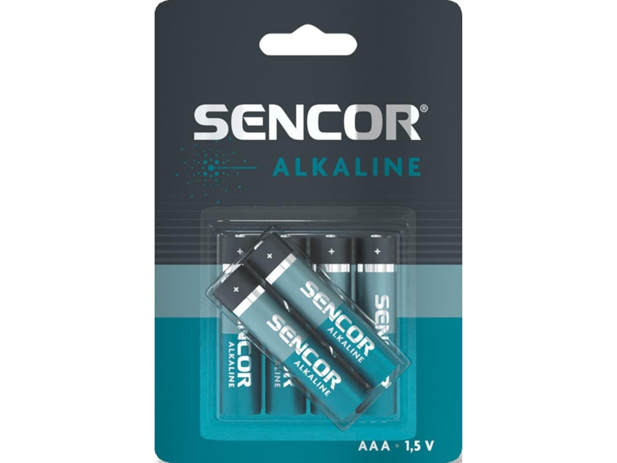 Sencor Alkalibatterie, Aaa (Lr03), Aaa, 1,5V, Sencor, Blister, 6Er-Pack