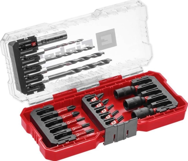 Einhell Topnøgle-Bit-Sæt 1/4 (6,3 Mm) 18 Dele 108709