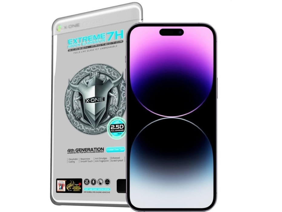 X-One Protektor Lcd X-One Extreme Shock Eliminator 4Th Gen. - Do Iphone 14 Pro Max/15 Plus