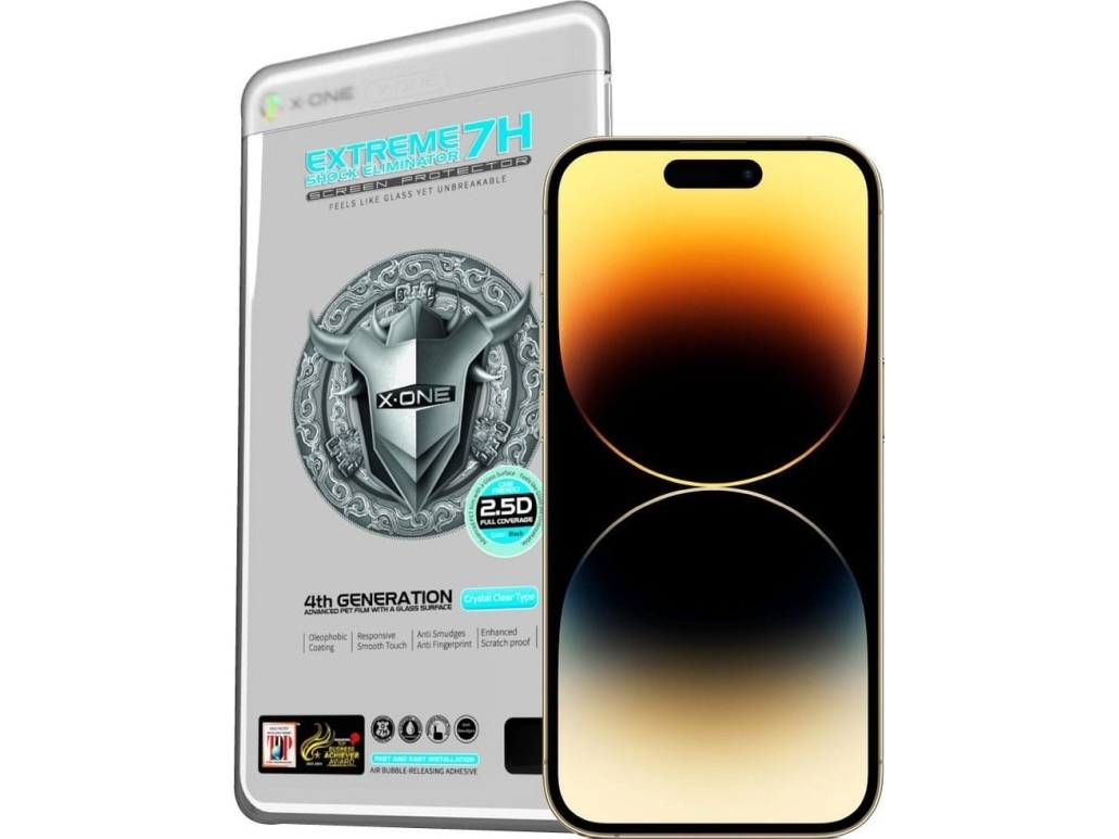 X-One Protektor Lcd X-One Extreme Shock Eliminator 4Th Gen. - Do Iphone 14 Pro/15