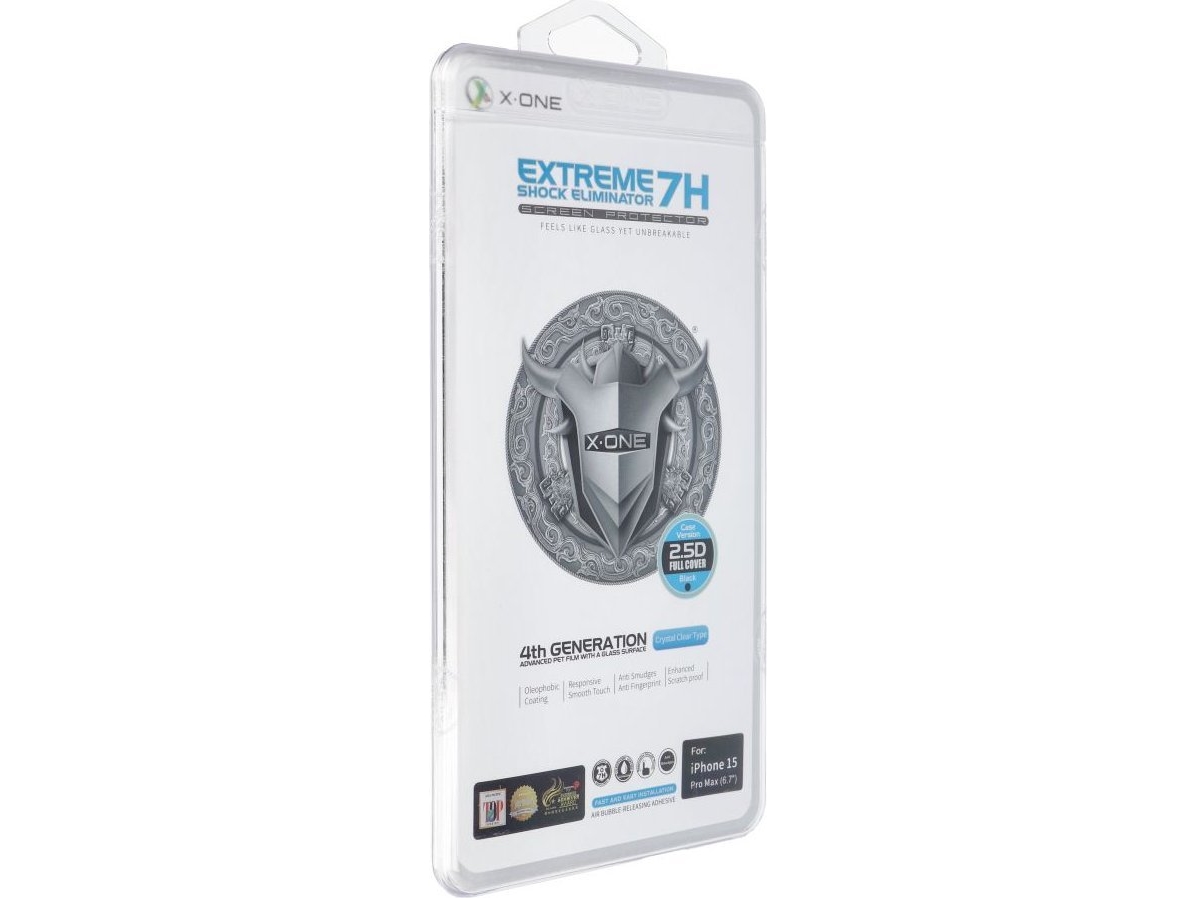 X-One Protektor Lcd X-One Extreme Shock Eliminator 4Th Gen. - Do Iphone 15 Pro Max