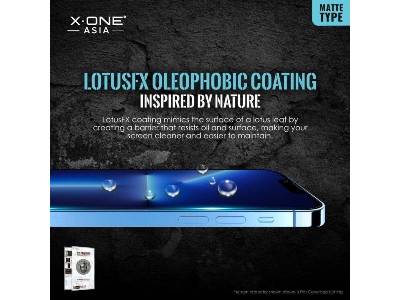 X-One Protektor Lcd X-One Extreme Shock Eliminator 4Th Gen. Matowe - Do Iphone 14 Pro Max/15 Plus