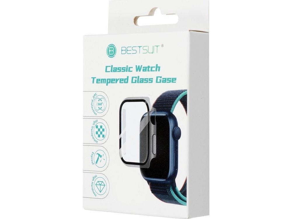 Bestsuit Schutzcover Mit Glas Für Apple Watch Ultra/Ultra 2 49 Mm – Transparent