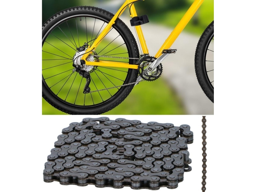 Bicycle Gear cykelkæde 116 led MTB 6-rækket 12,7 x 2,4 mm