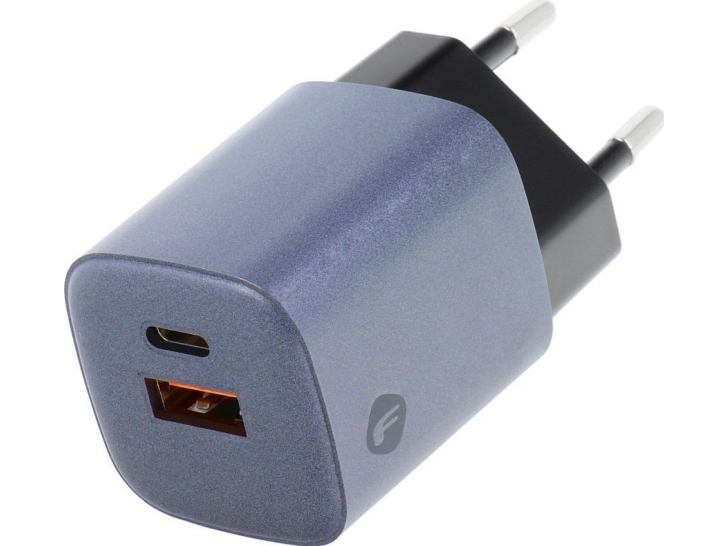 Forcell Forcell F-Energy Gan Vt-31 Netoplader Type C + Usb A Pd Qc4.0 3A 33W Grå