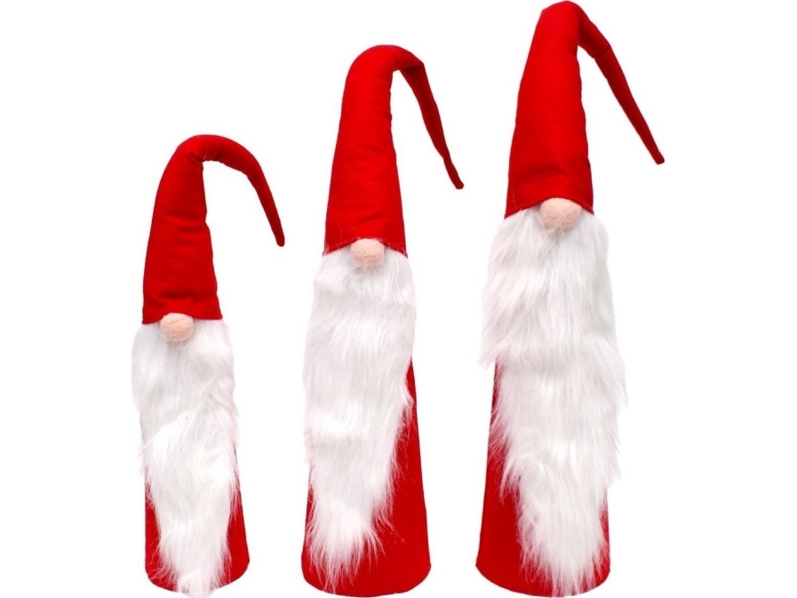 Juledekoration Saska Garden SÆT med røde dekorative Mickeys 60,70, 80CM