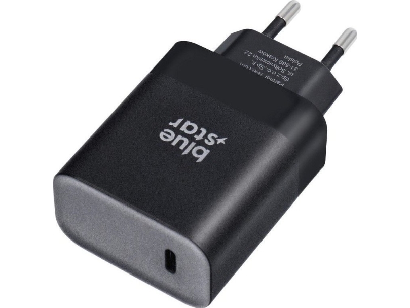 Blue Star Netværksoplader Blue Star 3A 45W Type C Pd Qc4.0 Tfb-Tc-45W Sort