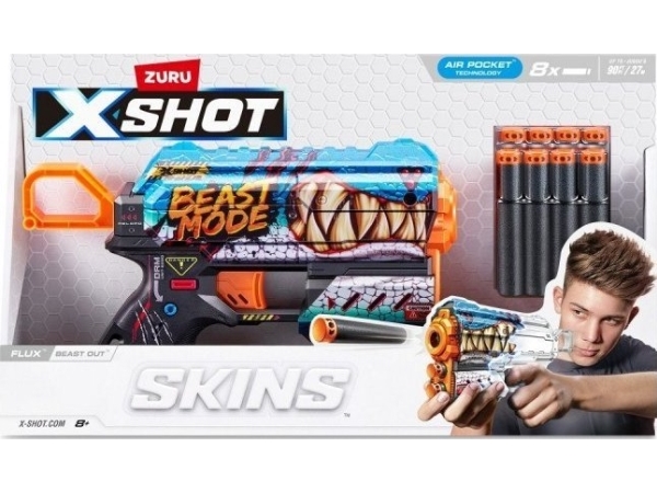 Zuru Launcher Skins Flux (8 Skud) Beast Out