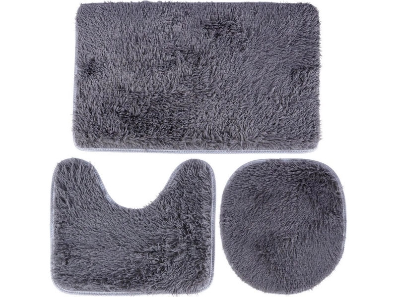 Vilde badeværelsesmåtter grå 569702