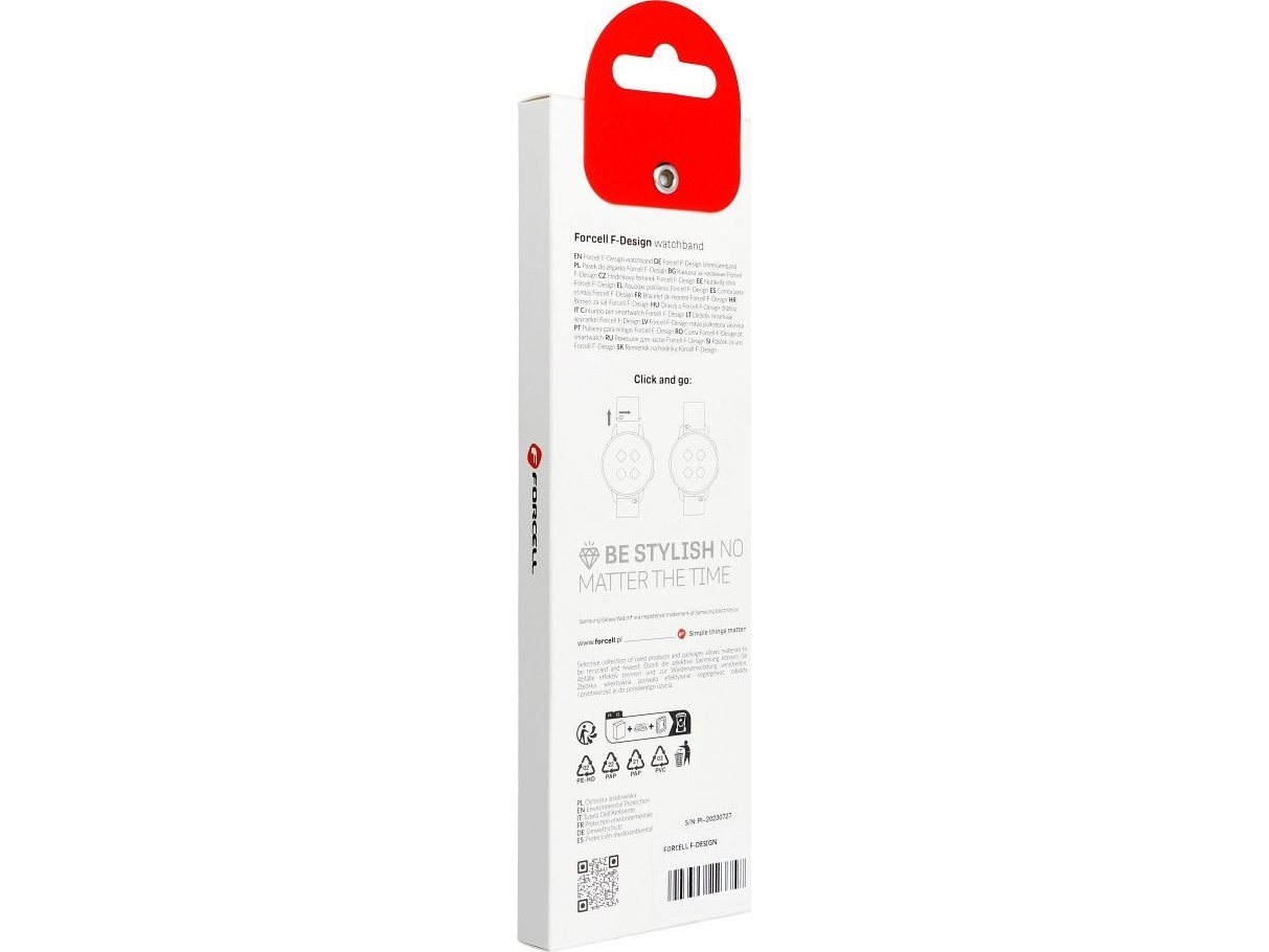 Forcell Forcell F-Design Fs01 Armband Für Samsung Watch 22 Mm Mit Sternen
