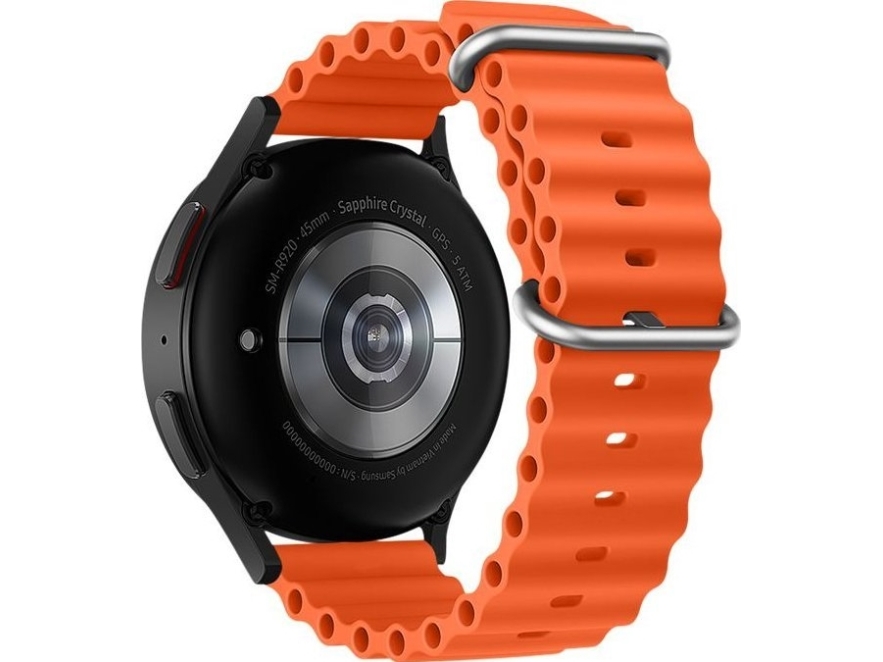 Forcell Forcell F-Design Fs01 Armband Für Samsung Uhr 22 Mm Orange