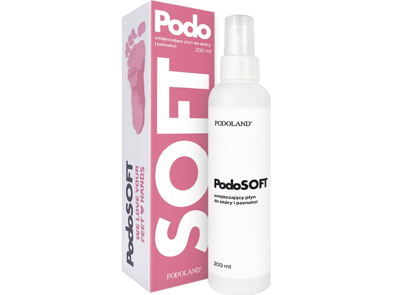 Activeshop Podoland PodoSoft pehmentävä neste iholle ja kynsille 200ml