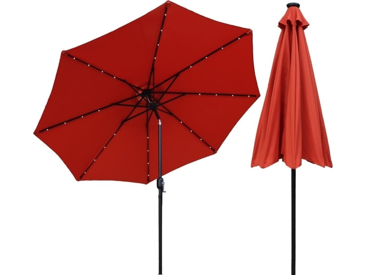 Saska Garden GARDEN PARASOL MED LED-LYS 300CM COCCORA