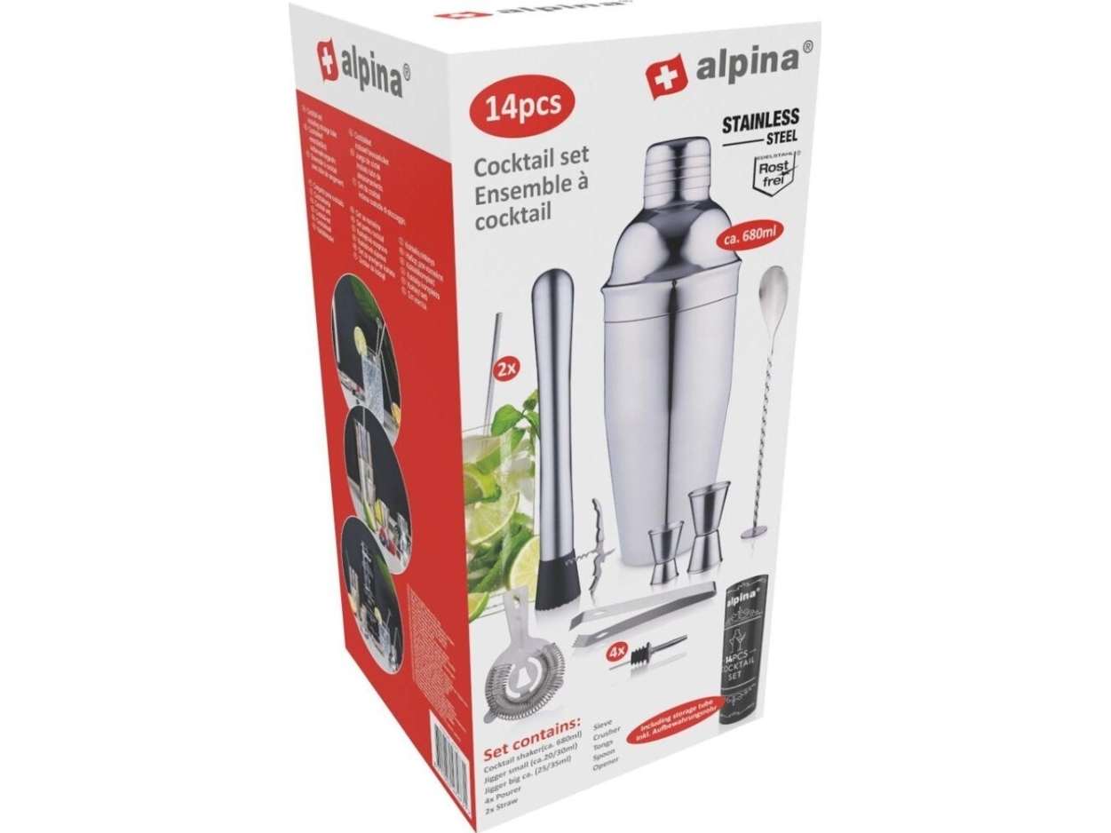 Alpina BARMAID 14 ELEMENTS DRINK SHAKER ALPINA PENCHES