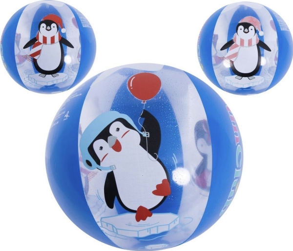Jilong Piłka Plażowa Dmuchana 50Cm Pingwin Magic Ink 53060