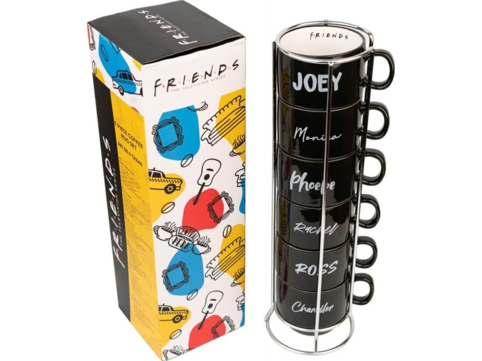 Friends Draugai Becher-Set Mit Ständer 150 Ml 6-Tlg.