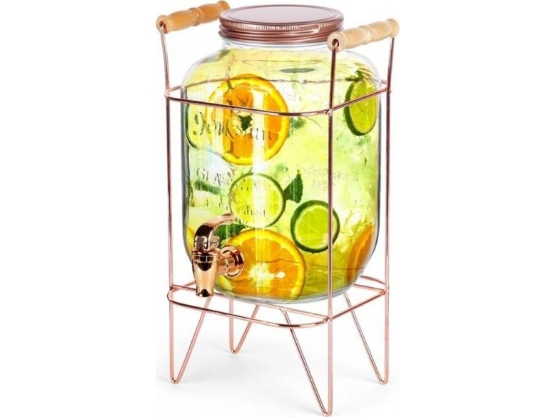 Vilde LASIPÖYTÄ 5,5 l JUOMAPÖYTÄ KANNUILLA JA JALUSTALLA 139603