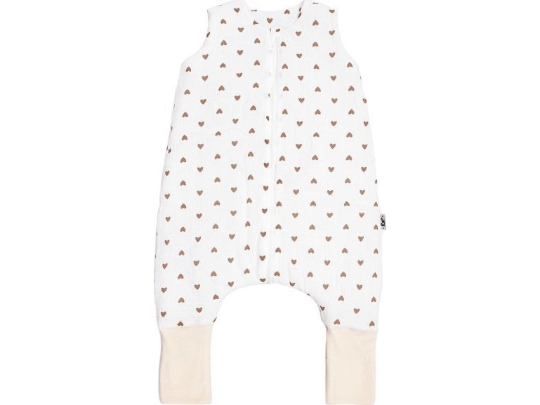 PULP BAMBOO sovpåse i muslin med ben- Hjärtan 0,5 TOG från 1 år till 2,5 år | N - A | GameStuff