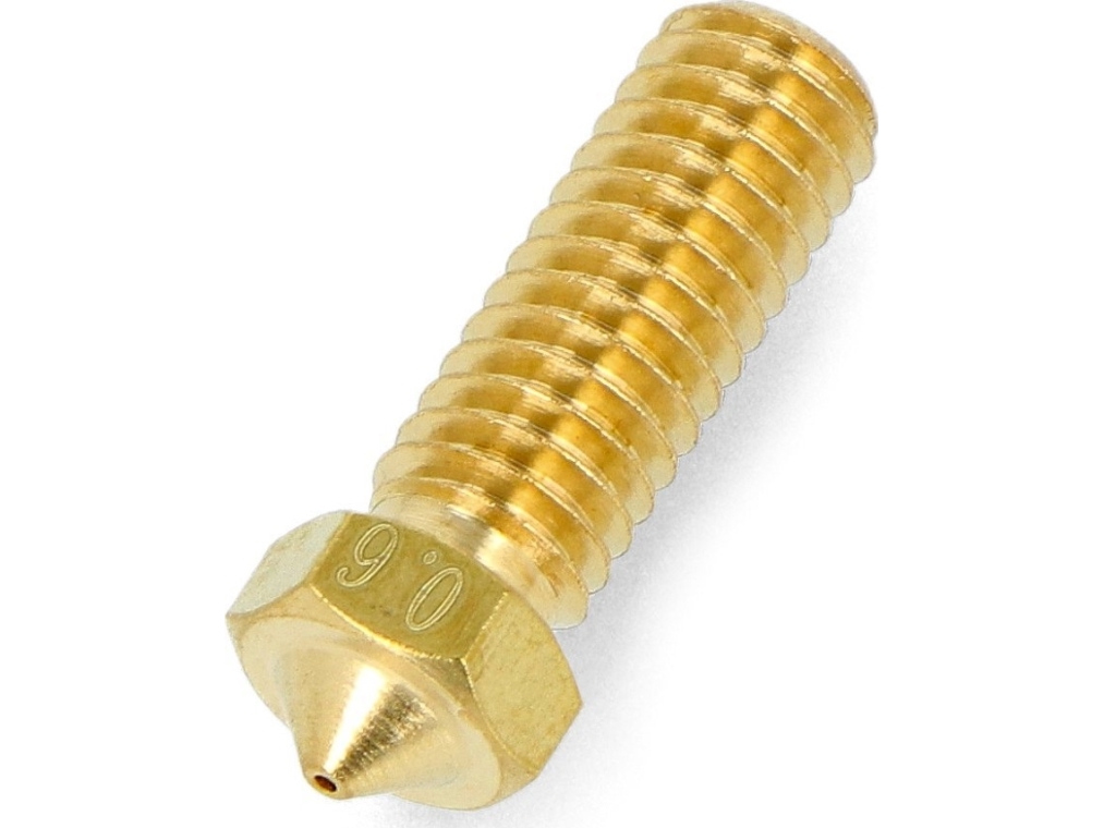 Creality Volcano Dyse 0,6 Mm - Filament 1,75 Mm - Messing
