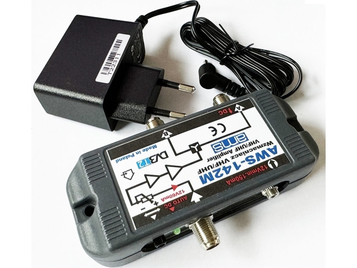 TV-viritin AMS Maanpäällisen TV-antennin vahvistin (AWS-142M)
