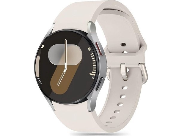 Tech-Protect TECH-PROTECT SILICONE SAMSUNG GALAXY WATCH 4 / 5 / 5 PRO / 6 / 7 / FE STARLIGHT