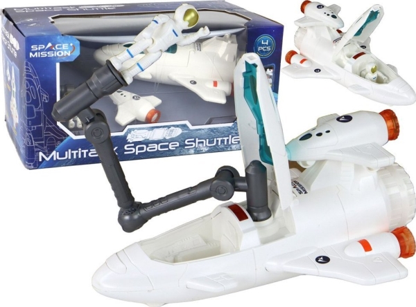 LeanToys Rymduppdrag set – raket & astronaut 4 ELE | Leksaker - Bilar och andra fordon - Flyg och helikoptrar | GameStuff