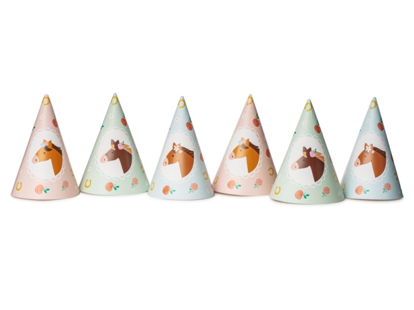 PartyDeco CPP32, Partyhatt, papper, Multifärg, Födelsedag, 160 mm, 11 cm | N - A | GameStuff