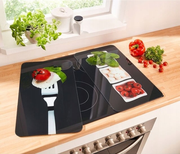 Wenko Glasschutzplatten Caprese Für Herd - 2 Stück, Wenko