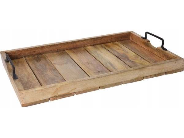 Home Styling Collection Ribbad bricka i trä - 3 delar i set | Köksutrustning - Köksredskap - Skärbrädor | GameStuff