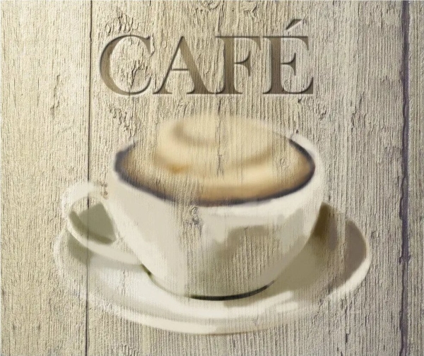 Wenko CAFE glasbeskyttelsesplade til væg - 50 x 60 cm, WENKO