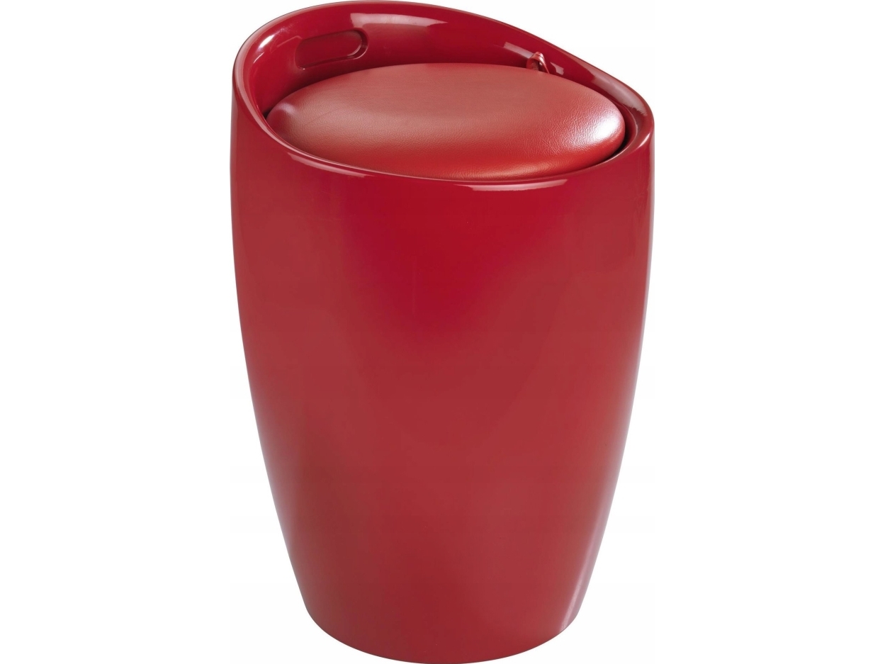 Wenko tvättkorg CANDY LIGHT RED - tvättkorg, 2 i 1, WENKO | Huset - Tvätt & Rengöring - Torkställ och tvättkorgar | GameStuff