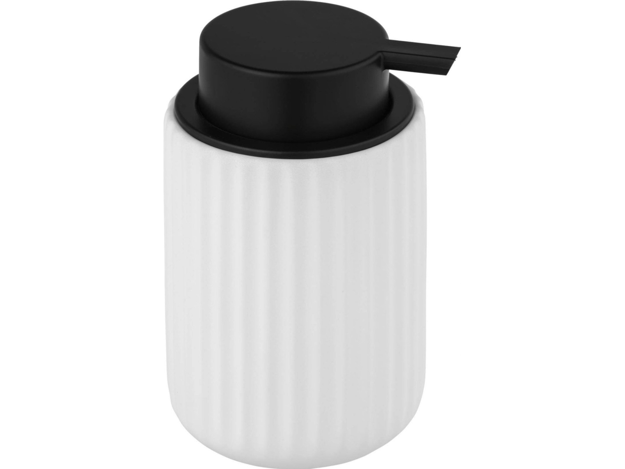 Wenko flydende sæbedispenser BELLUNO, keramik, hvid, 300 ml, Wenko
