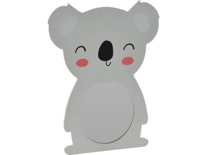 Home Styling Collection HAPPY spegel som lyser för barnrum, 25 x 35 cm | Baby & barn - Inredning - Speglar för hemmet | GameStuff