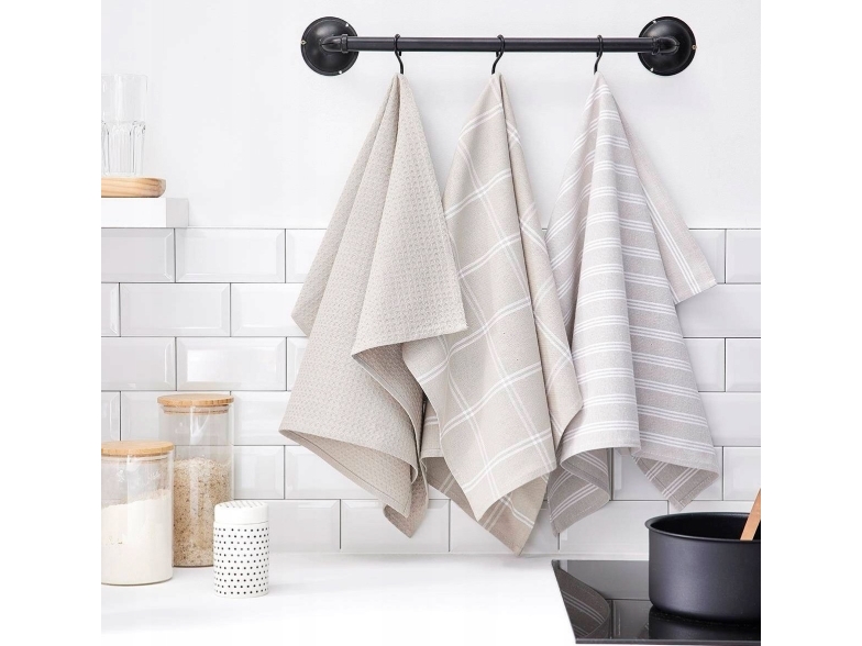 TODAY På kökshanddukar av bomull, 3 delar, 50 x 70 cm | Baby & barn - Textil och kläder - Handdukar | GameStuff