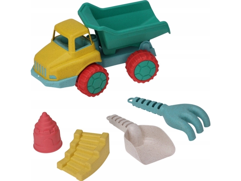 Marioinex Sandkasselegetøj med bil, 5 elementer