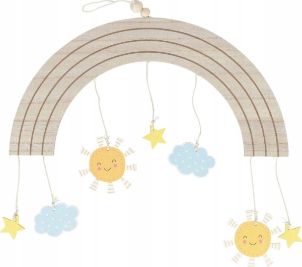 Home Styling Collection Rainbow, vauvan sängyn koriste, 33 x 16,5 cm, 33 x 16,5 cm