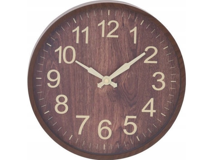 Home Styling Collection Väggklocka, stora siffror, Ø 30,5 cm | Möbler - Tillbehör - Väggklockor | GameStuff