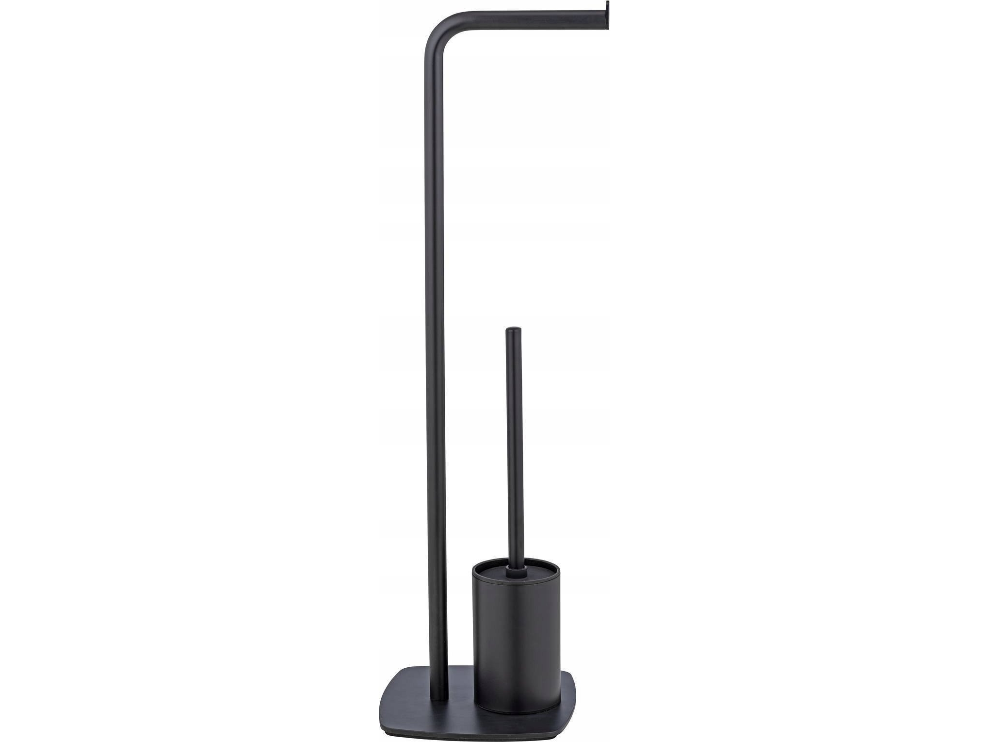 Wenko WC-børste med holder til toiletpapir, sort IRIA, WENKO