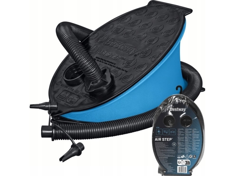 Bestway fodpumpe til madras 28 x 19 cm 1,4 L Air Step 1400 62004