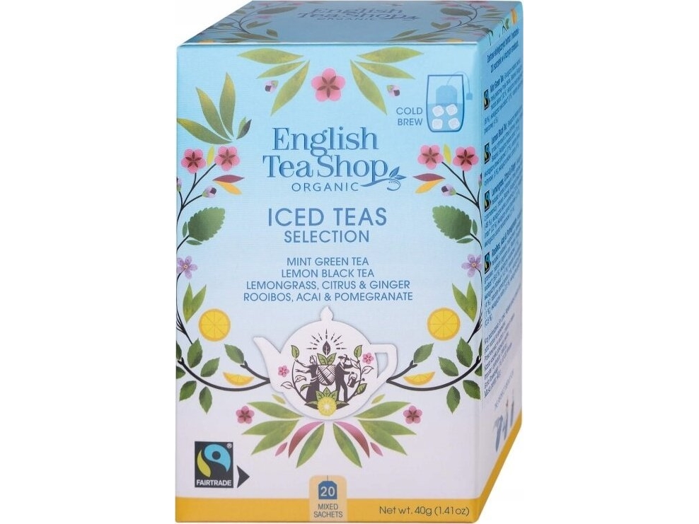 English Tea Shop Herbata Bio* 2024 Iced Teas Selection 20 Tebreve Mix 4 Smage