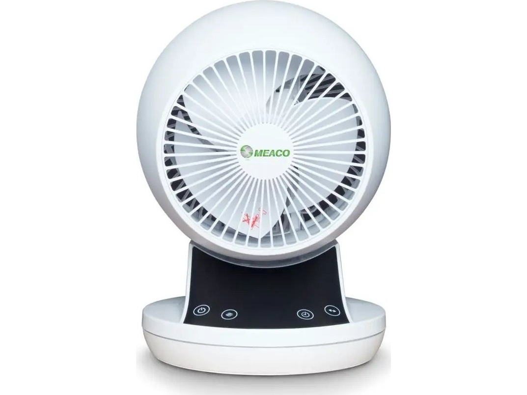 Ventilator MEACO | Luftcirkulator MeacoFan 360 | Bordventilator | Hvid | Hastighed 12 | Oscillation | 10 W | Nej