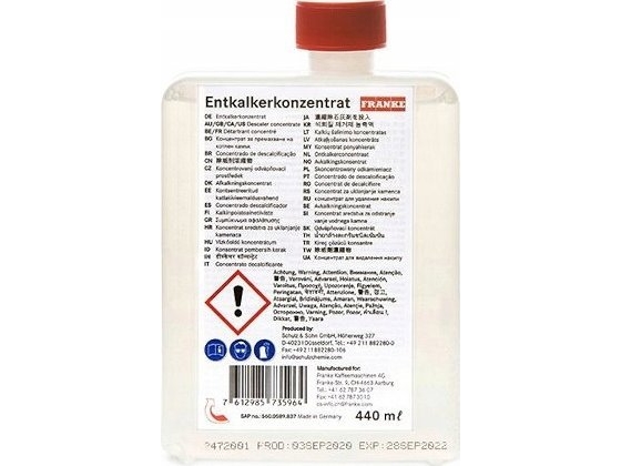 Descaling cartridge FRANKE, 0.44 l