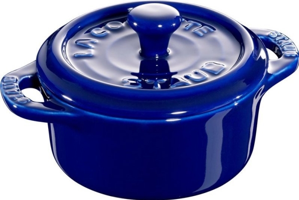 Staub Mini Cocotte Okrągły - 200 Ml, Mėlyna