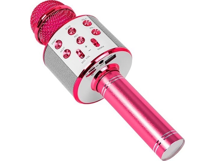 Mikrofon Blow Microphone Prm402 Blow Różowy Karaoke