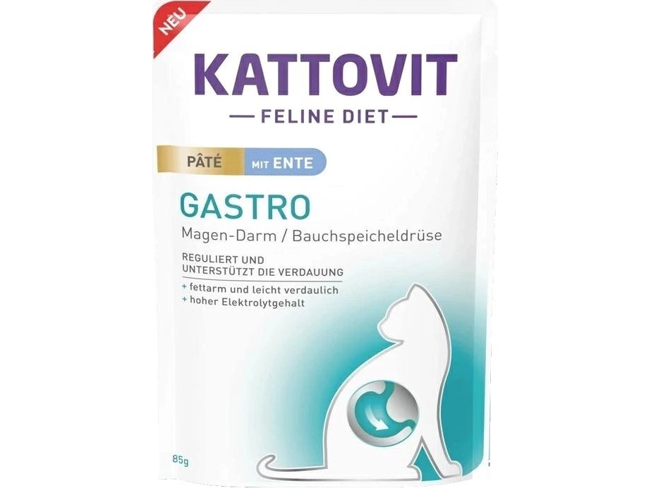 Kattovit Kattovit Gastro kissanruoka ruoansulatusta varten Ankka 85g